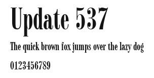 Update 537 Preview
