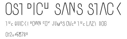 Ostrich Sans Stack Preview