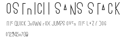 Ostrich Sans Stack Preview