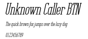 Unknown Caller BTN Preview