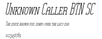 Unknown Caller BTN SC Preview