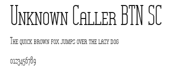 Unknown Caller BTN SC Preview
