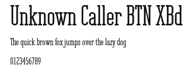 Unknown Caller BTN XBd Preview