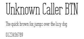 Unknown Caller BTN Preview