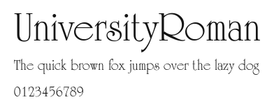 UniversityRoman Preview