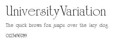 UniversityVariation Preview
