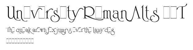 University Roman Alts LET Preview