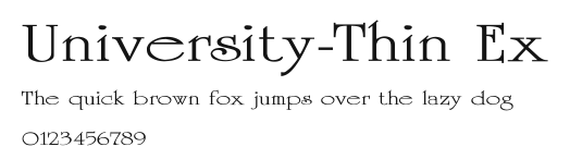 University-Thin Ex Preview