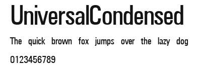 UniversalCondensed Preview