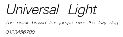 Universal Light Preview