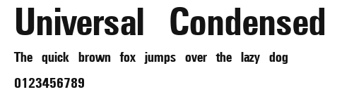 Universal Condensed Preview