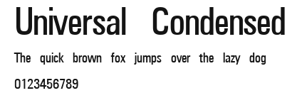 Universal Condensed Preview
