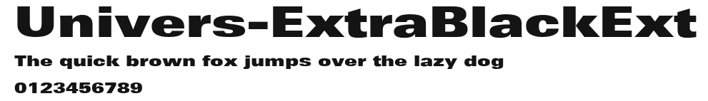 Univers-ExtraBlackExt Preview