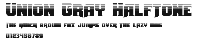 Union Gray Halftone Preview