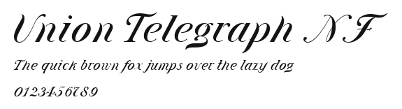 Union Telegraph NF Preview