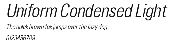 Uniform Condensed Light Preview