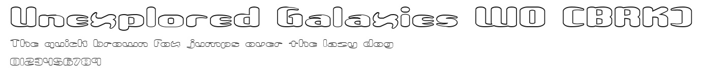 Unexplored Galaxies WO (BRK) Preview