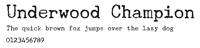 Underwood Champion Preview