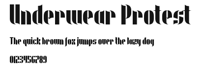 Underwear Protest Preview
