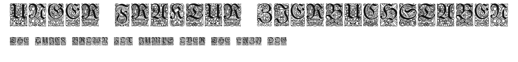 Unger-Fraktur Zierbuchstaben Preview