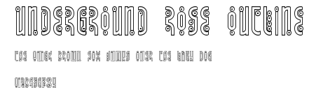 Underground Rose Outline Preview