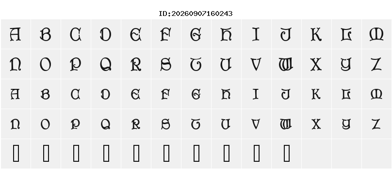 Character Map