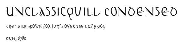UnclassicQuill-Condensed Preview