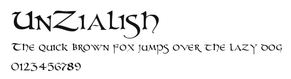 UnZialish Preview