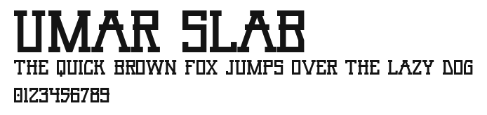 Umar Slab Preview