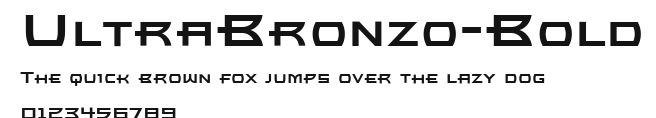 UltraBronzo-Bold Preview