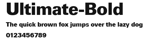 Ultimate-Bold Preview