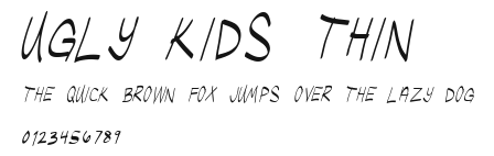 Ugly Kids Thin Preview