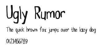 Ugly Rumor Preview