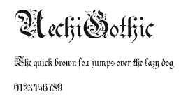UechiGothic Preview