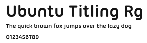 Ubuntu Titling Rg Preview