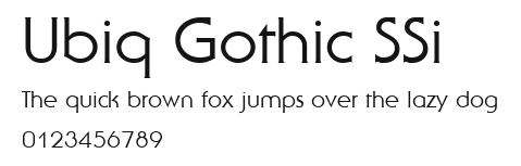 Ubiq Gothic SSi Preview
