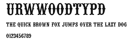 URWWoodTypD Preview
