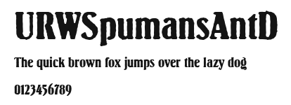 URWSpumansAntD Preview