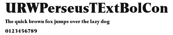 URWPerseusTExtBolCon Preview