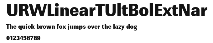 URWLinearTUltBolExtNar Preview
