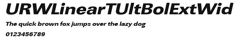 URWLinearTUltBolExtWid Preview