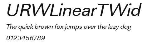 URWLinearTWid Preview