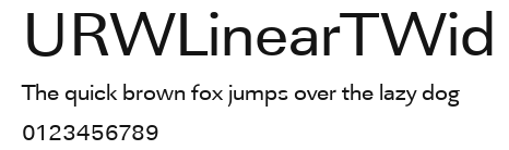 URWLinearTWid Preview