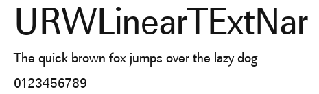 URWLinearTExtNar Preview