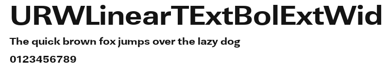 URWLinearTExtBolExtWid Preview