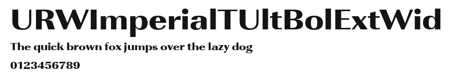 URWImperialTUltBolExtWid Preview