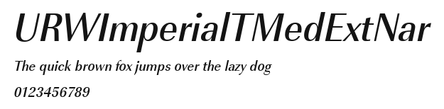 URWImperialTMedExtNar Preview