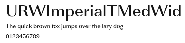 URWImperialTMedWid Preview