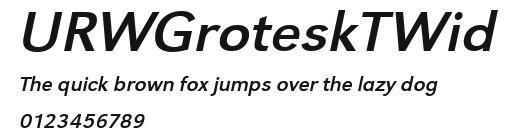 URWGroteskTWid Preview