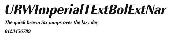 URWImperialTExtBolExtNar Preview